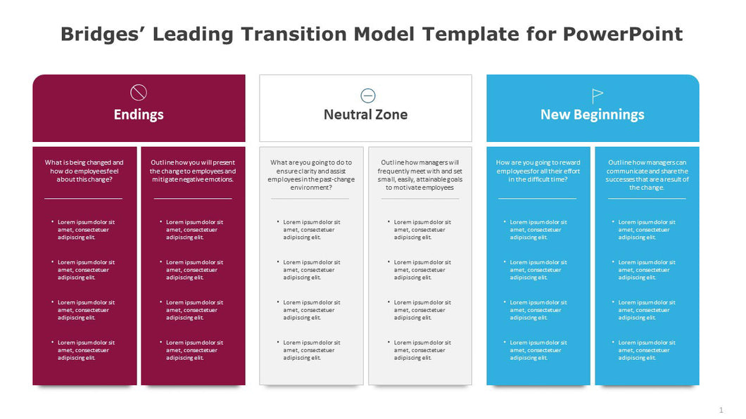 Bridges’ Leading Transition Model Template for PowerPoint-01