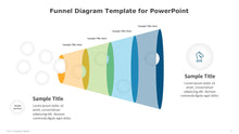 Load image into Gallery viewer, Funnel Diagram Multicolor Template for PowerPoint-05
