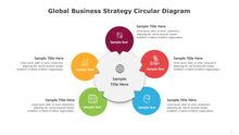 Load image into Gallery viewer, Global Business Strategy Circular Multicolor Diagram for PowerPoint-04
