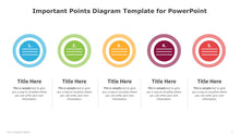 Load image into Gallery viewer, Important Points Multicolor Diagram Template for PowerPoint-01
