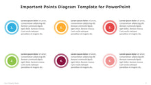 Load image into Gallery viewer, Important Points Multicolor Diagram Template for PowerPoint-04
