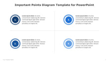 Load image into Gallery viewer, Important Points Blue Diagram Template for PowerPoint-06
