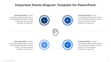 Load image into Gallery viewer, Important Points Blue Diagram Template for PowerPoint-07
