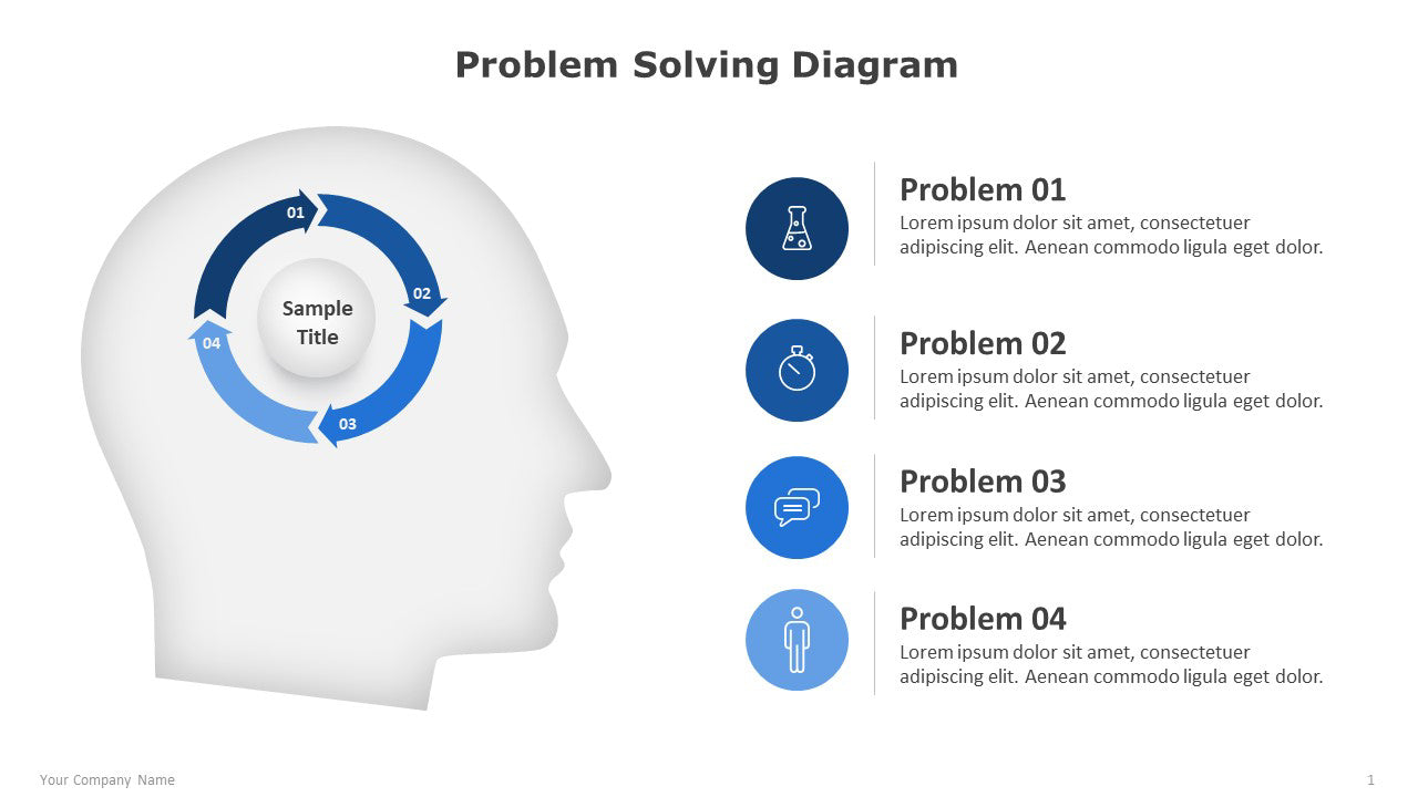 Problem Solving Diagram PowerPoint – Strateful